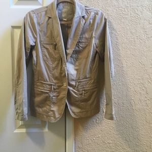 Casual cotton unlined jacket/blazer size 2